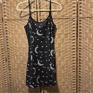 Nightgown Négligée Nightie Lingerie Moons & Stars M NWT